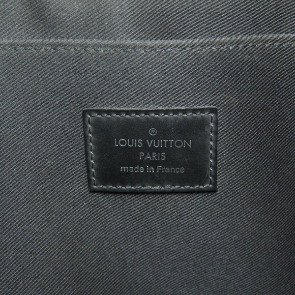 Louis Vuitton Pochette Jour Damier Graphite Black Clutch Bag Canvas - Picture 5 of 10